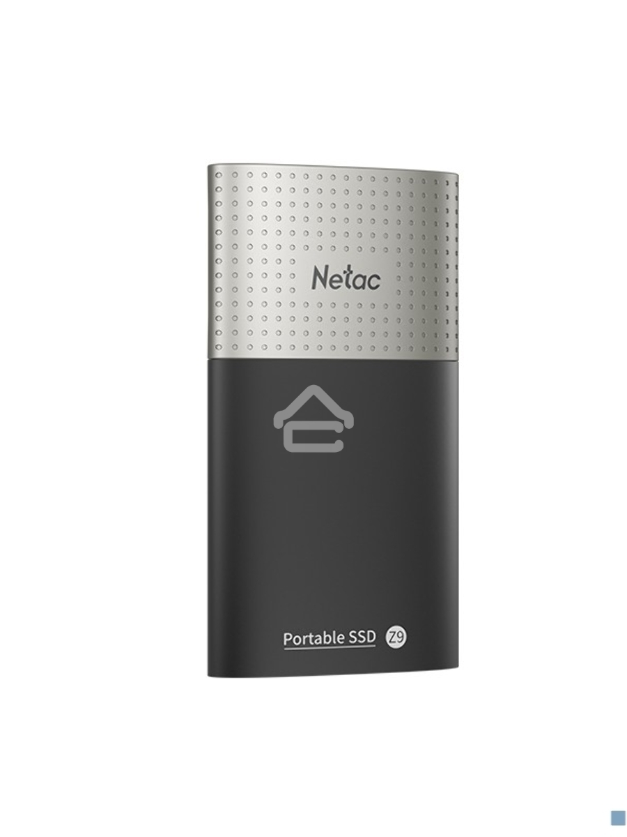 Внешний накопитель SSD Netac 500Gb Z9 <NT01Z9-500G-32BK> (USB3.2, up to 550/480MBs, 90х47.5х11.5mm, Aluminium+Plastic)