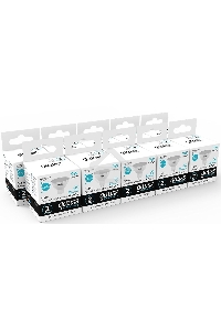 Лампа светодиодная Gauss Elementary MR16 9Вт цок.:GU5.3 спот 220B 4100K св.свеч.бел.нейт. MR16 (упак.:10шт) (13529)