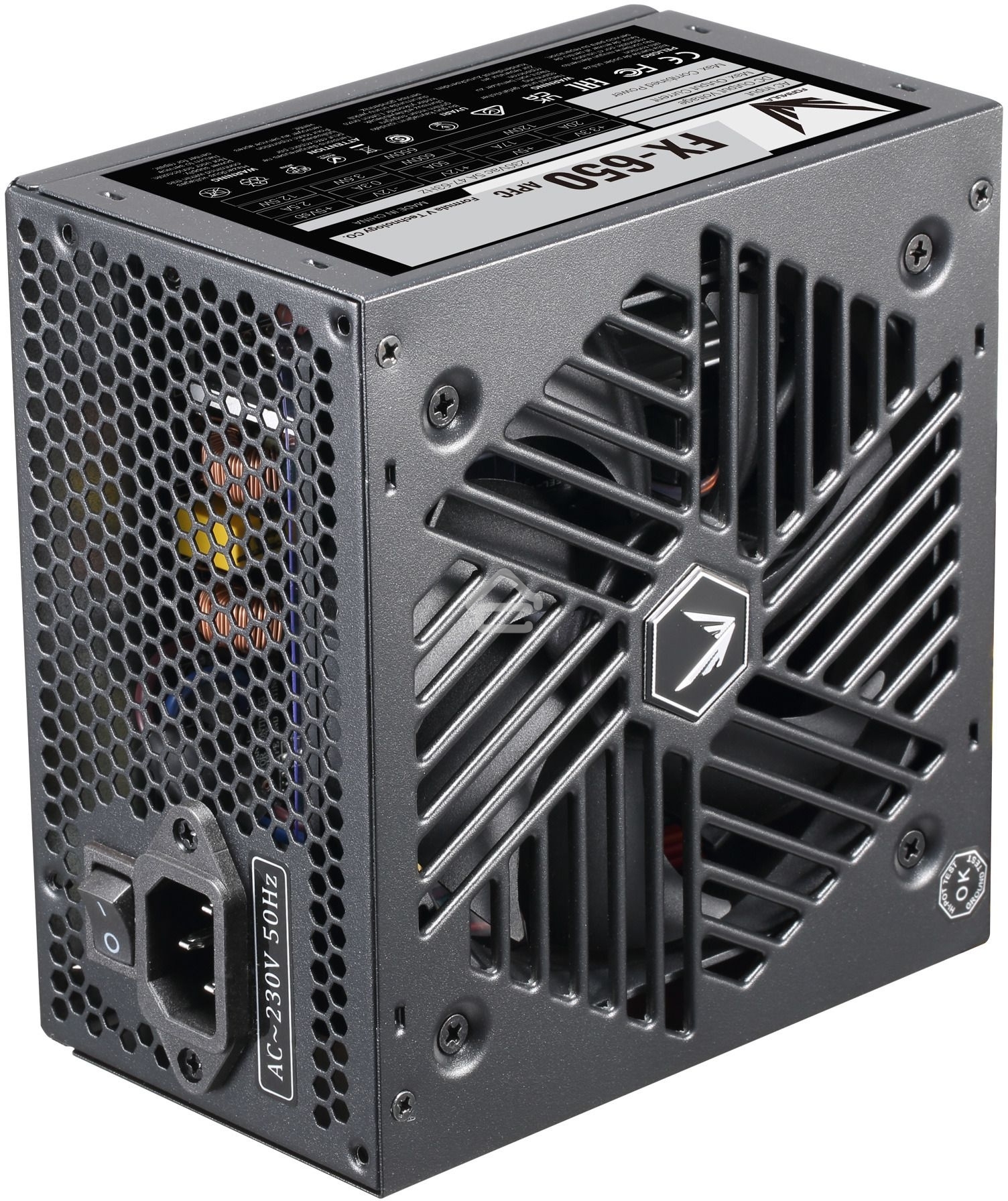 Блок питания Aerocool / Formula ECO-650W, 650Вт, 120мм, серый