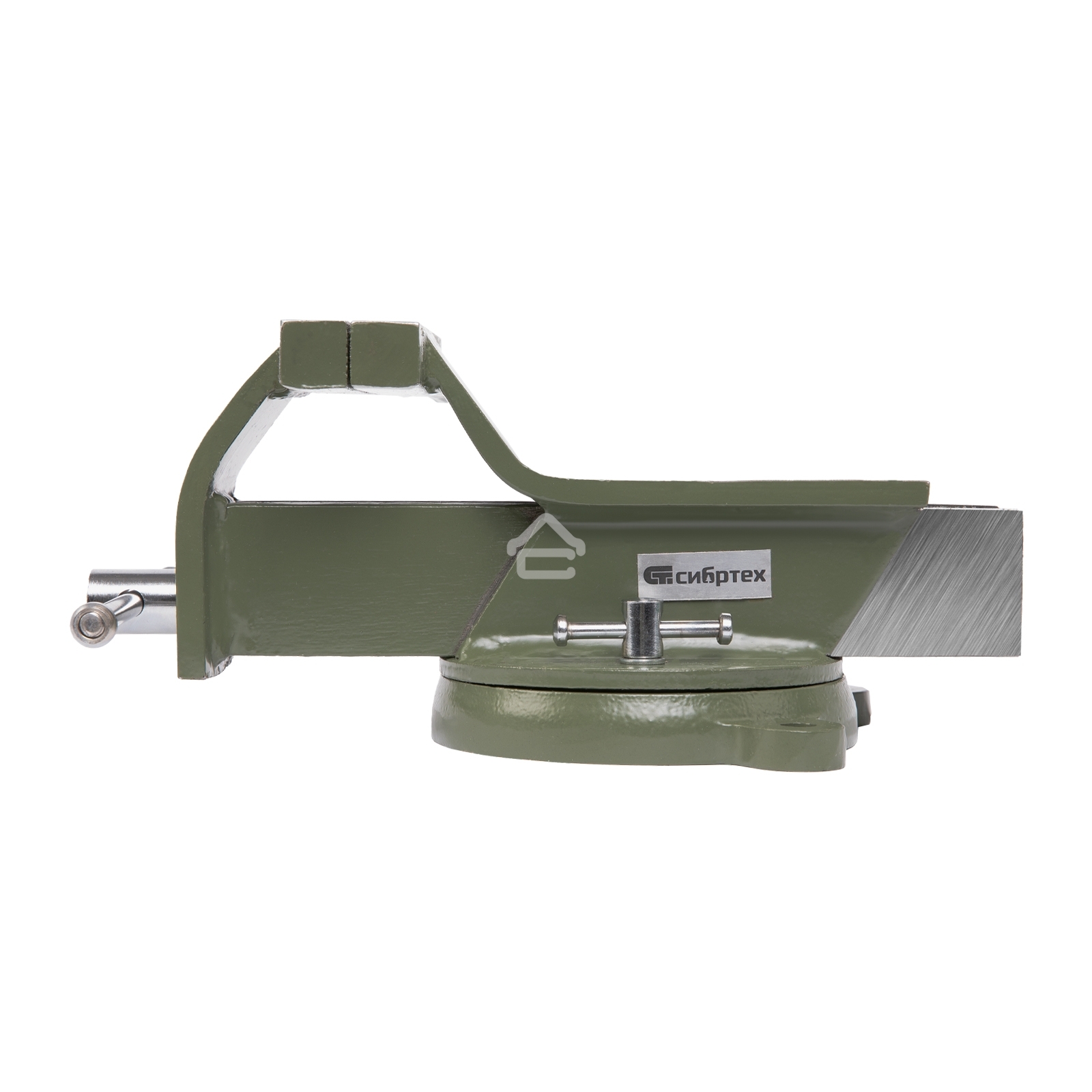 Тиски слесарные Сибртех 125 мм, стальные, поворотные