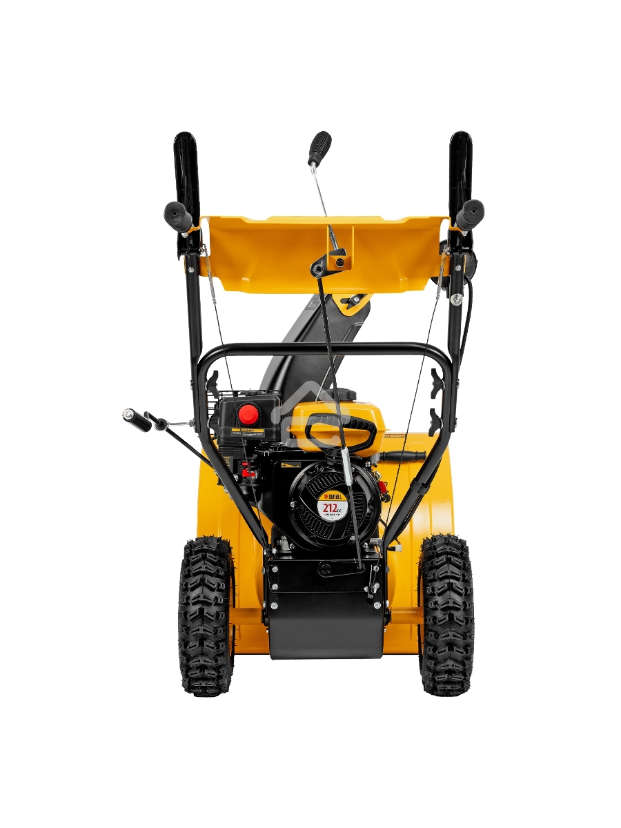 Бензиновая снегоуборочная машина SBM 610, 212cc, ручной старт, фара Denzel