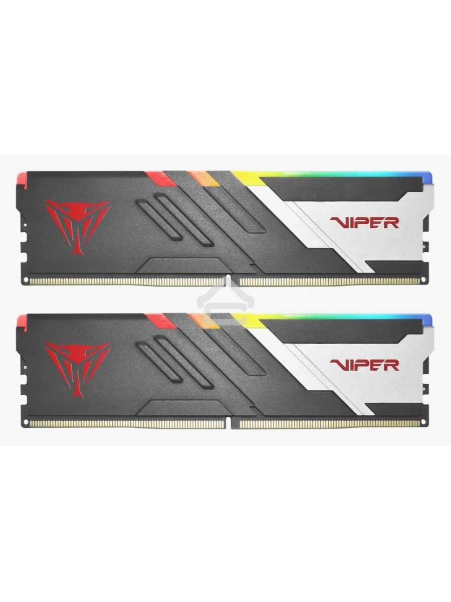Оперативная память Patriot Viper Venom, DDR5, 64GB (2x32GB), 5200MHz, CL40, DIMM, с радиаторами, RGB, черный