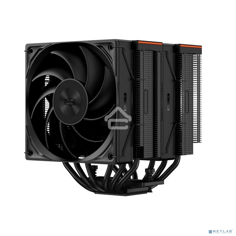 Кулер для процессора PCCooler RZ620 BK (260W, 4-pin PWM, 157.5mm, Al/Cu, 6x6mm, 1x120mm, 86.73CFM, 32dBA, 2200RPM, S: 1851/1700/1200/115X, AM5/AM4, black)