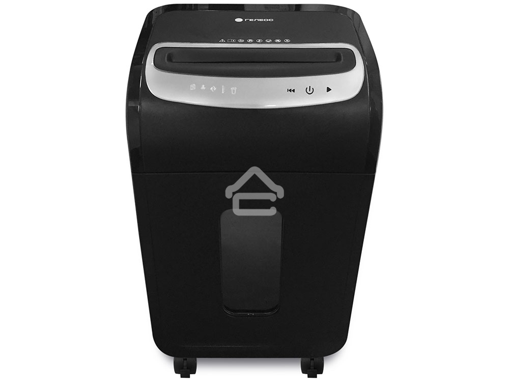 Шредер ГЕЛЕОС УМ35-5, (DIN P-5), фрагмент 1,9х14мм, 24-27 лист (70г/м2), CD/пл.карты/скрепки/скобы, 35 литров 