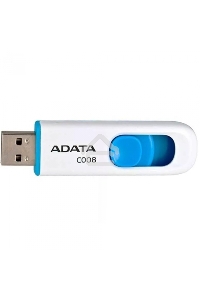 Флеш диск AData 16Gb C008 AC008-16G-RWE USB2.0 белый