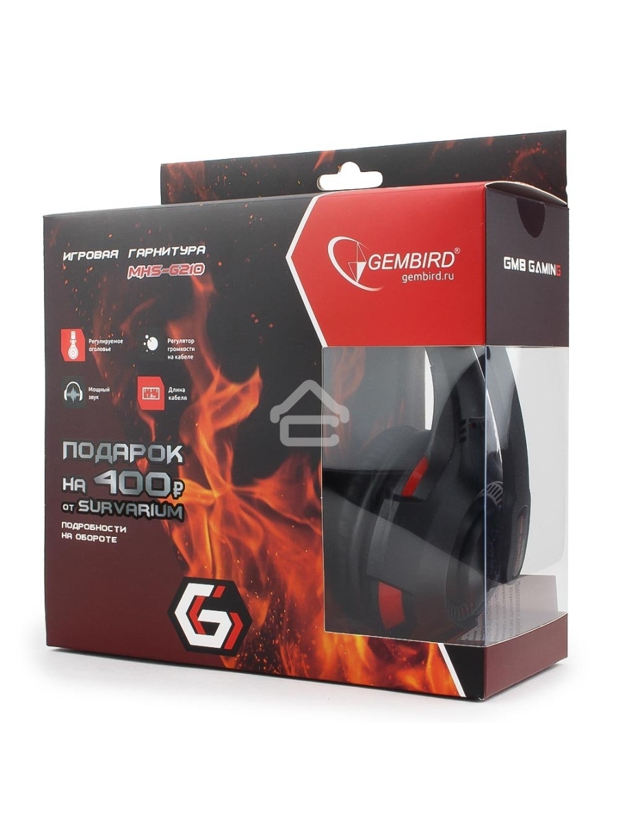 Гарнитура игровая Gembird MHS-G210, код 