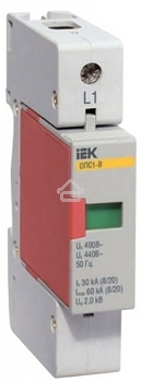 Ограничитель перенапряжения ОПС1-B 1P ИЭК MOP20-1-B