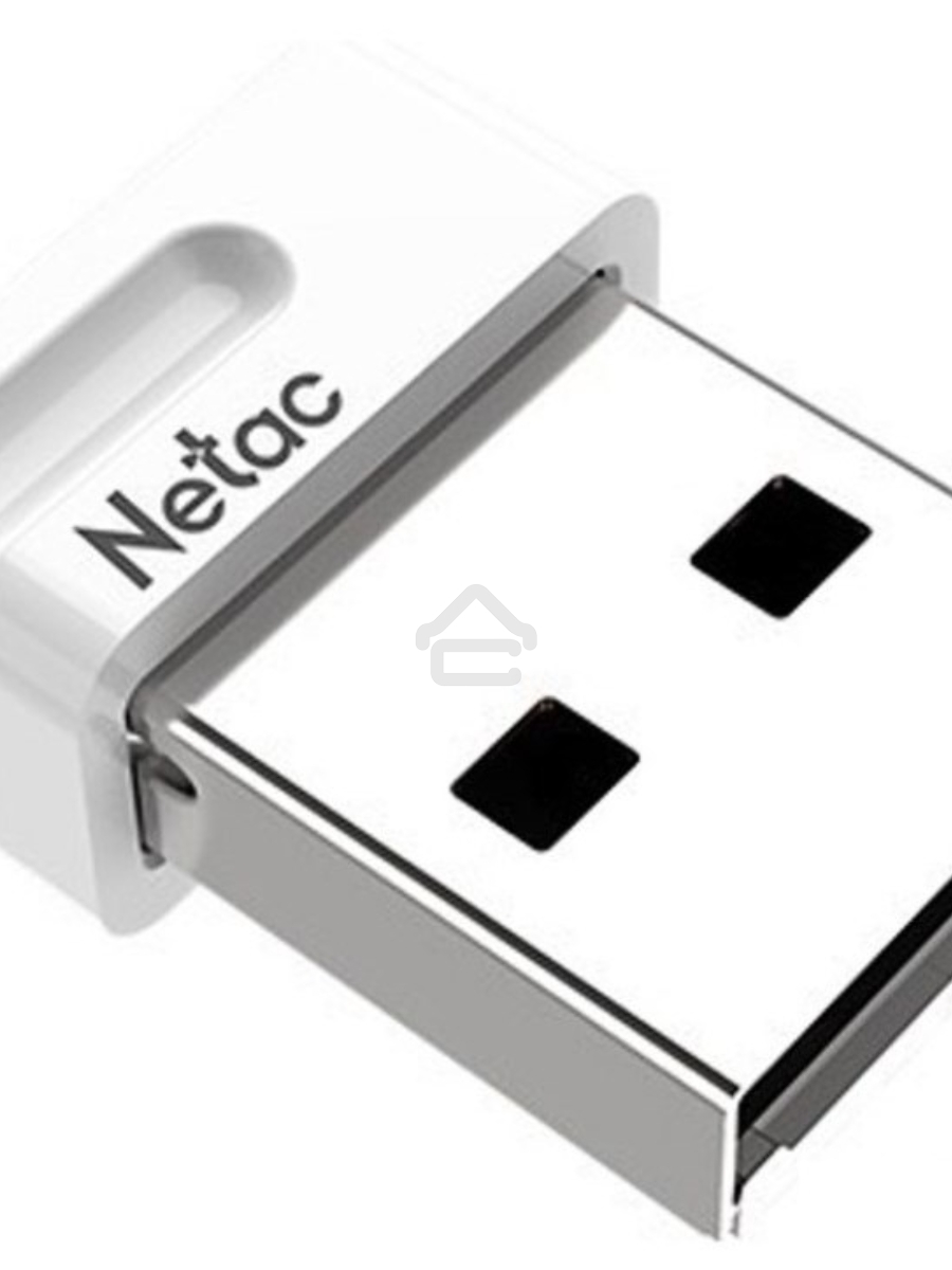 Флеш диск Netac U116 64Gb <NT03U116N-064G-30WH>, USB3.0, миниатюрная пластиковая белая