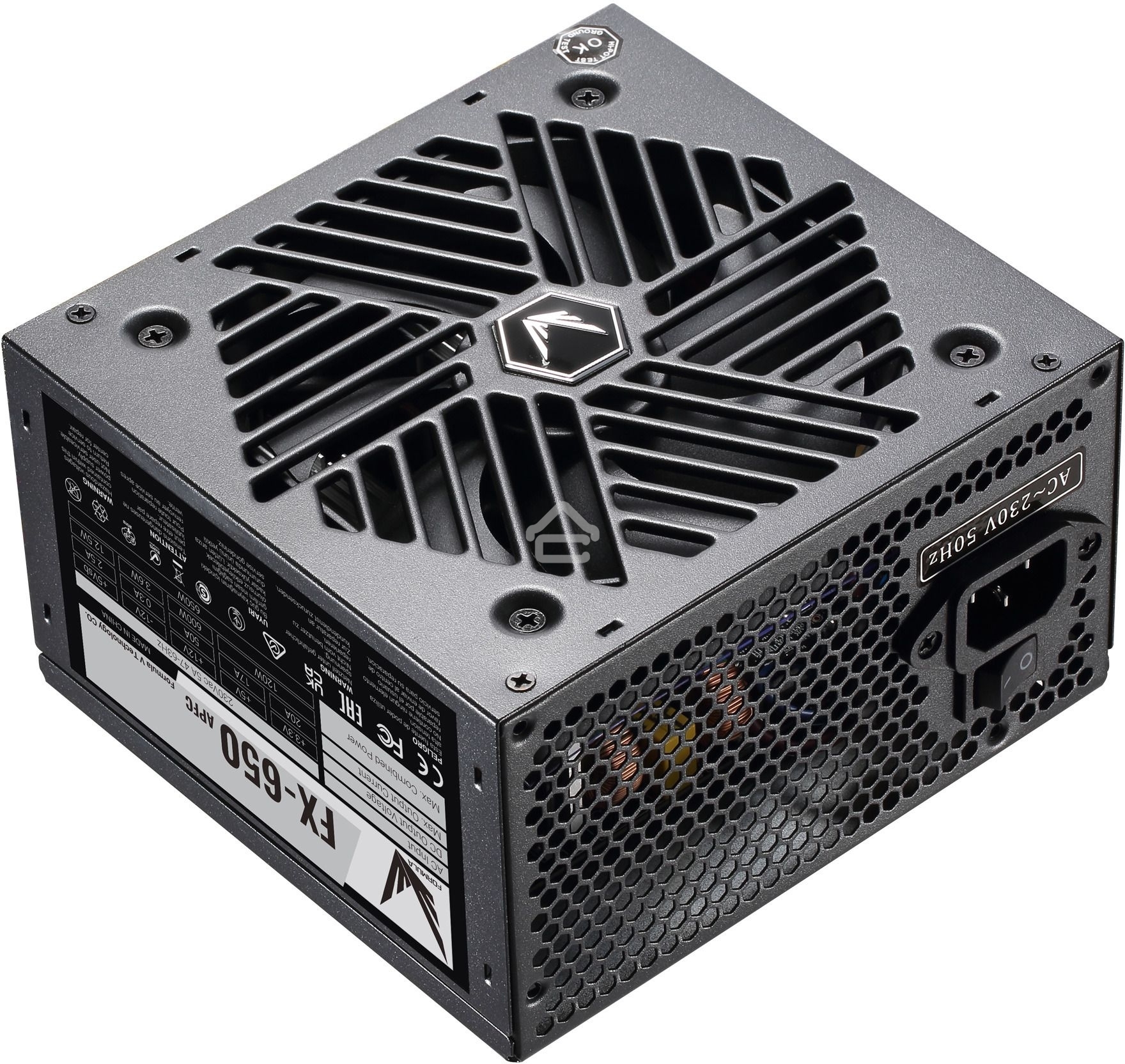 Блок питания Aerocool / Formula ECO-650W, 650Вт, 120мм, серый