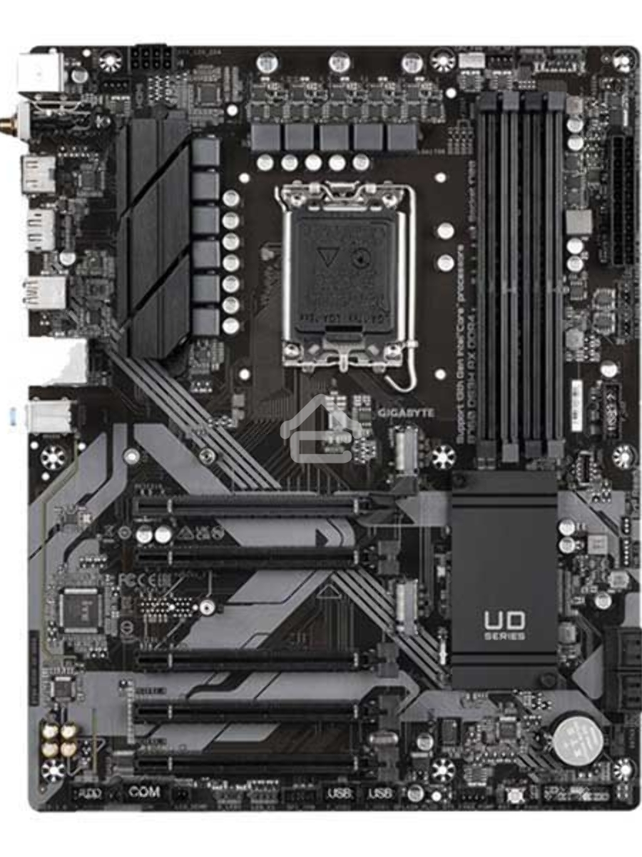 Материнская плата Gigabyte B760 DS3H, LGA 1700, Intel B760, 4xDDR5, 4xSATA, 2xM.2, 1xPCIe 4.0 x16, 4xPCIe 3.0 x1, 1xHDMI, 1xDP, 1x 1Gb LAN, 1xUSB 3.2 Gen 2, 1xUSB 3.2 Gen 2x2, 4xUSB 2.0, 3x3.5 мм, 7.1, ATX