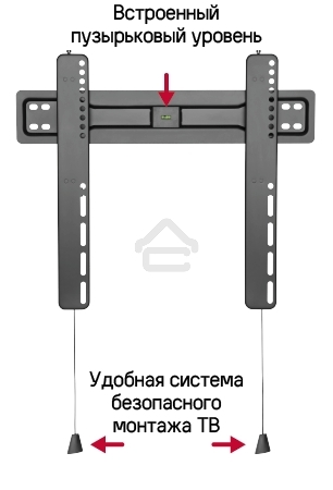 Кронштейн для ТВ фиксированный Maunfeld MTM-3255FS