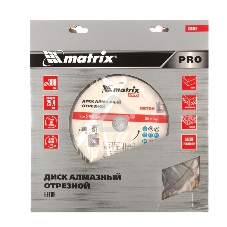 Диск алмазный Matrix ф300 х 25,4 мм, 