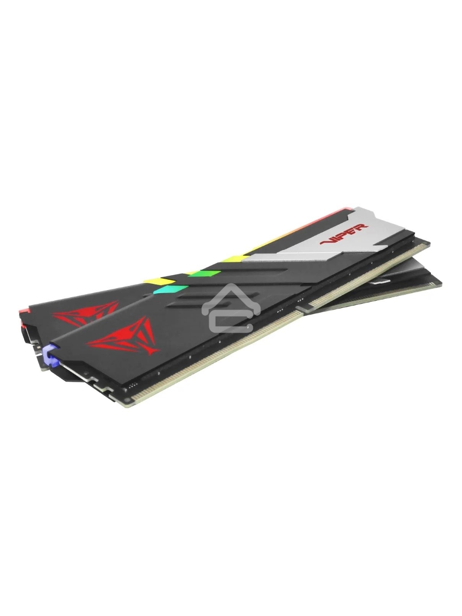 Оперативная память Patriot Viper Venom, DDR5, 64GB (2x32GB), 5200MHz, CL40, DIMM, с радиаторами, RGB, черный