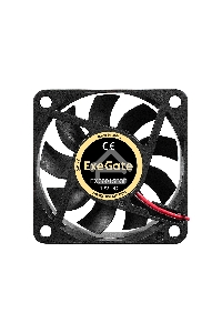 Вентилятор для корпуса ExeGate EX06015B3P черный, 60 мм, 3500 об/мин, 24 дБ, 3 pin