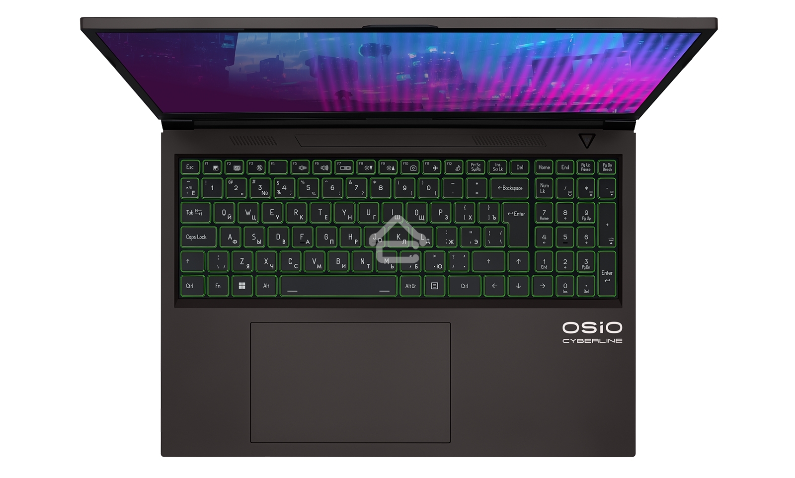 Ноутбук Osio CyberLine C160i-004 коричневый Core i7 12650H 16Gb SSD512Gb NVIDIA GeForce RTX4060 8Gb 16
