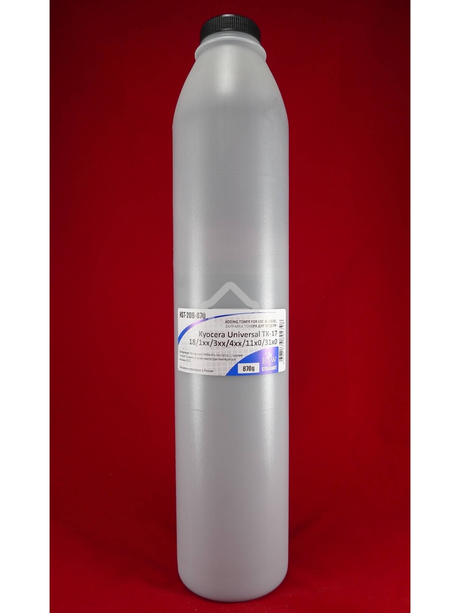 Тонер Kyocera TK-410/420/435, KM-1620/1650/2020/2035/2050/2550/TASKalfa 180/181/220 (фл. 870г) B&W Standart фас России