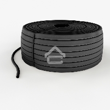 Трубка кембрик ТВ-40 ПВХ Rexant черный, Ø 14 мм