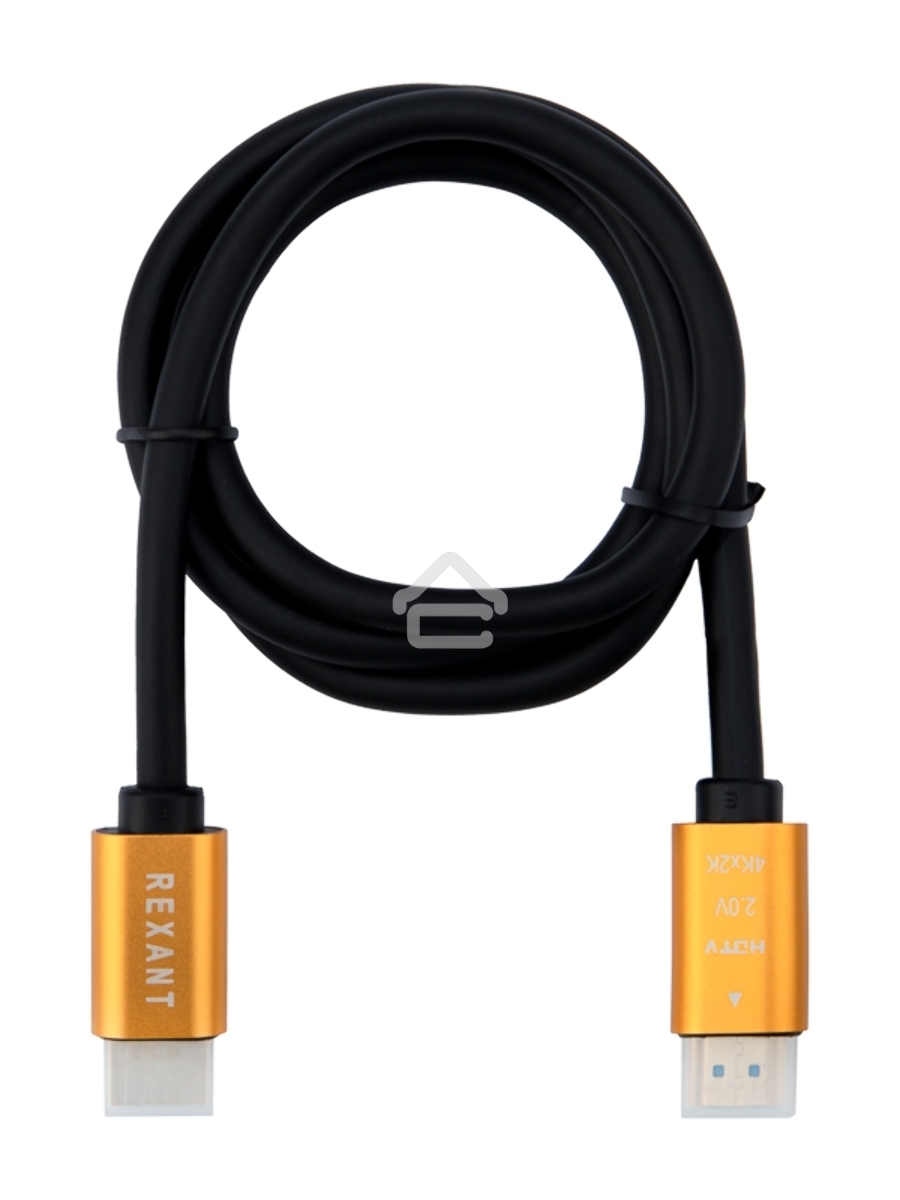 Кабель Rexant HDMI - HDMI 2.0 длина 1 метр (GOLD)