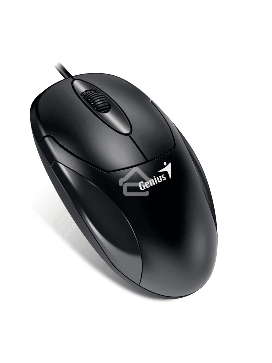 Мышь проводная Genius XScroll V3 черный, 1000 dpi, USB, кнопки - 3