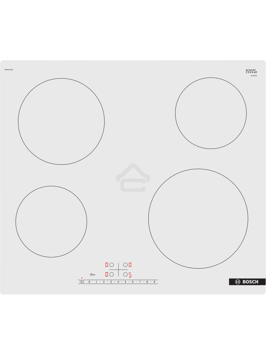 Варочная поверхность Bosch Serie 4 PKE612FA2E белый