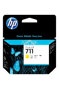 Картридж струйный HP №711 CZ132A желтый для HP DJ T120/T520 (29мл)