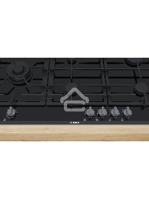 Газовая варочная поверхность Bosch PRS9A6D70M черный