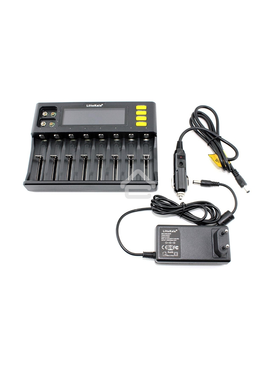 Зарядное устройство LiitoKala Lii-S8 + CAR charger 12V