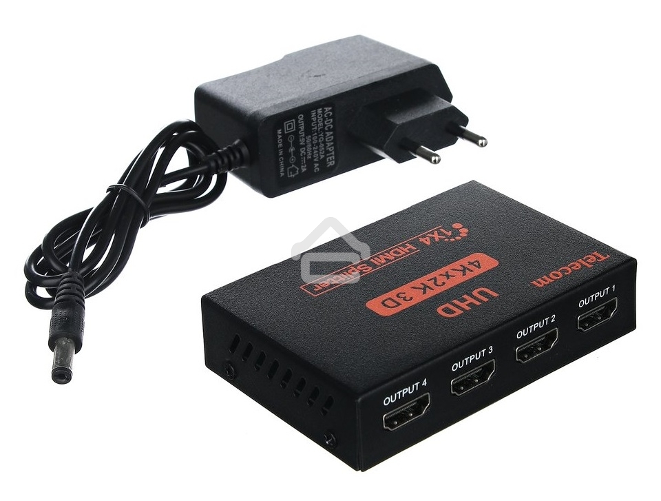 Разветвитель Telecom HDMI 1=>4 4k@30 HZ TTS7005