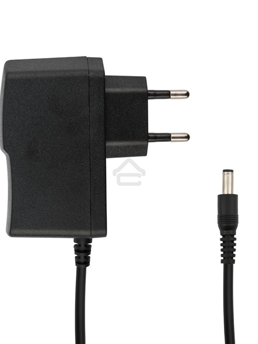 Источник питания 110-220 V AC/12 V DC 1 А 12 W с DC разъемом подключения 5.5х2.1, без влагозащиты (IP23)