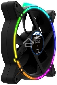 Вентилятор для корпуса Zalman ZM-RFD120A черный, 120 мм, 1500 об/мин, 25.6 дБ, 3 pin
