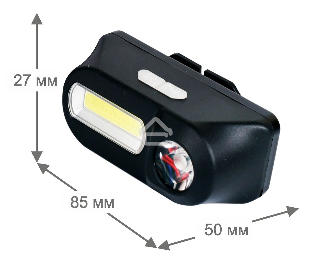 Фонарь велосипедный Ultraflash LED53763 черный 4Вт лам.:светодиодный встроенный аккумулятор (14504)