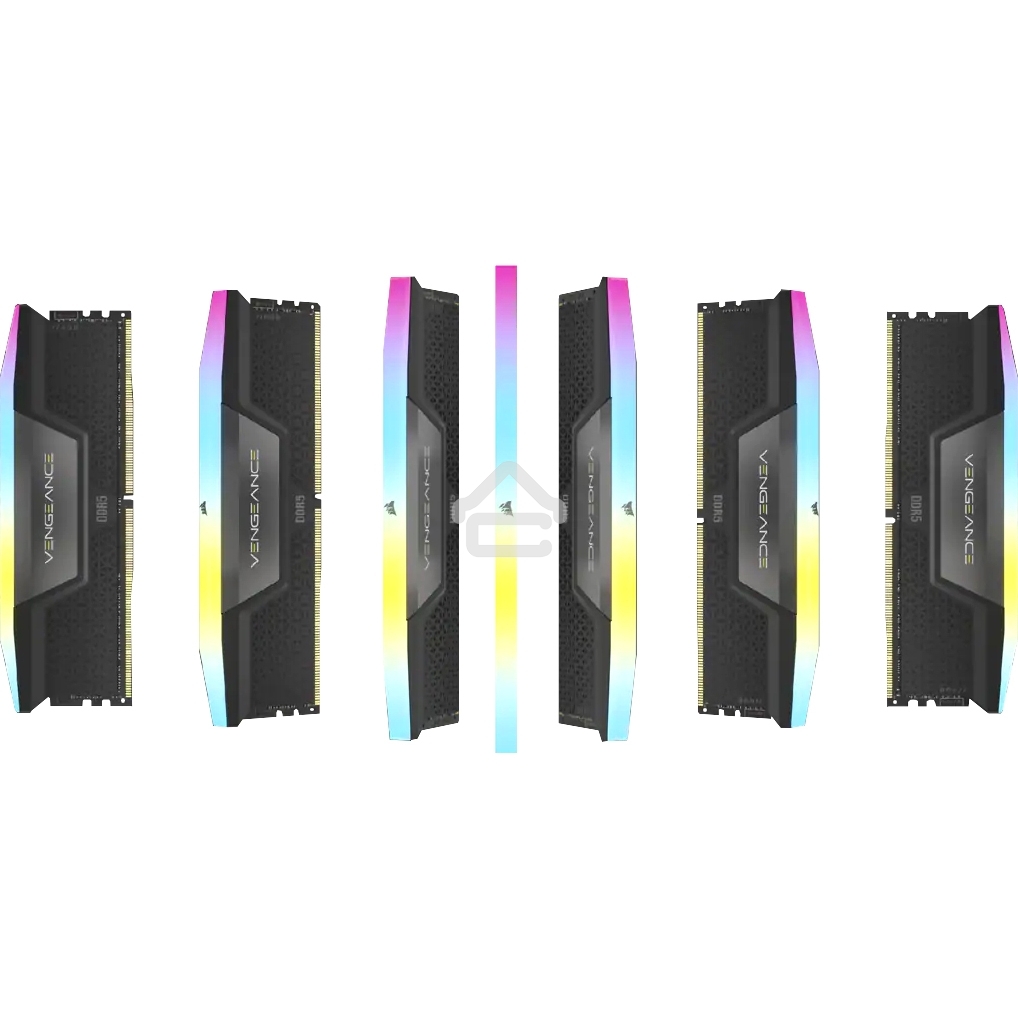 Оперативная память Corsair Vengeance RGB DDR5 Dimm CMH32GX5M2B5200C40 5200MHz 32GB 2x16GB Unbuffered, 40-40-40-77, XMP 3.0, Black Heatspreader, 1.25V (692850)