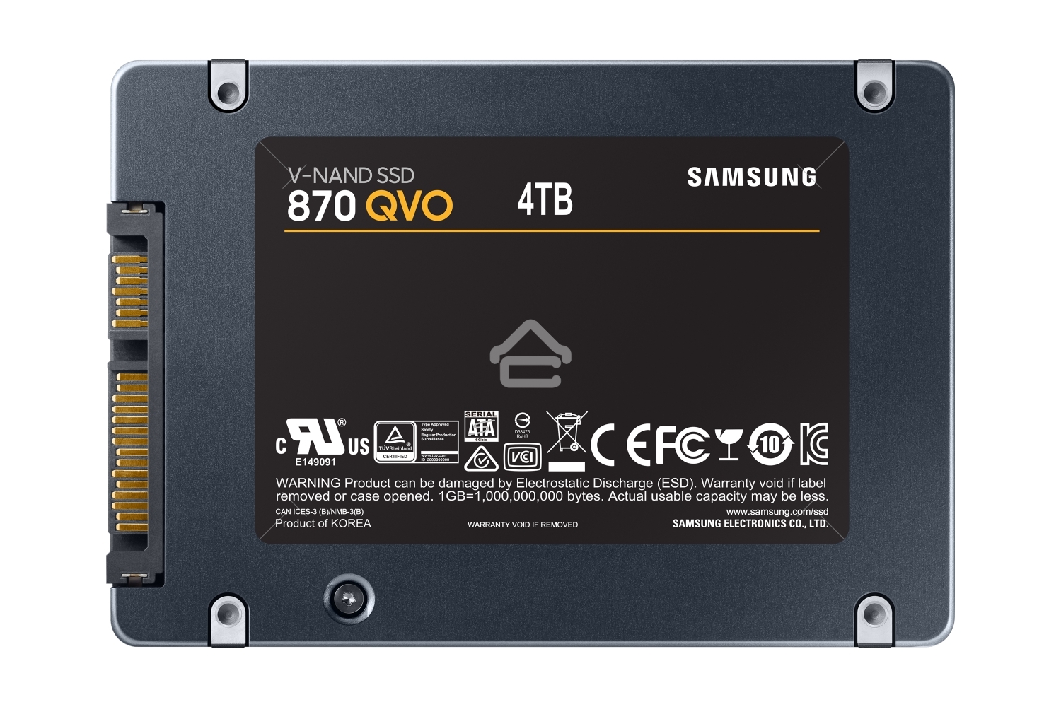 Накопитель SSD Samsung 4TB 870 QVO, V-NAND, 2.5