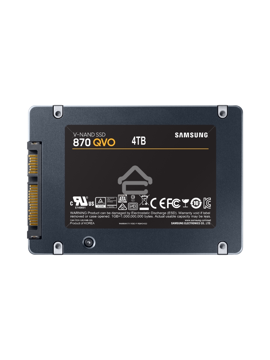 Накопитель SSD Samsung 4TB 870 QVO, V-NAND, 2.5