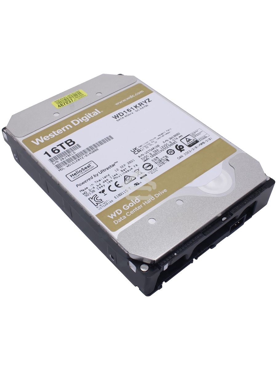 Жесткий диск Western Digital SATA 16TB 7200RPM 6GB/S 512MB GOLD WD161KRYZ