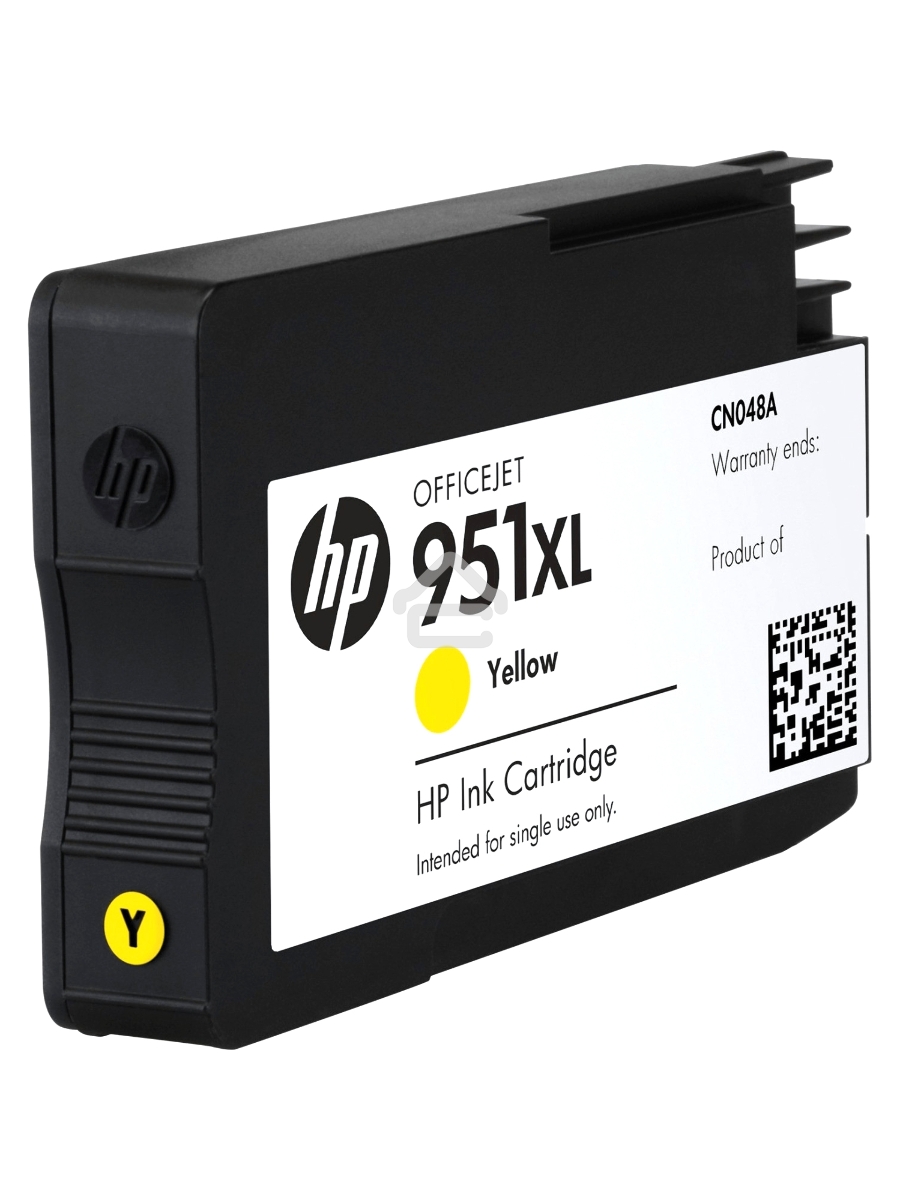 Картридж струйный HP 951XL CN048AE желтый для HP OJ Pro 8100/8600 (1500стр.)