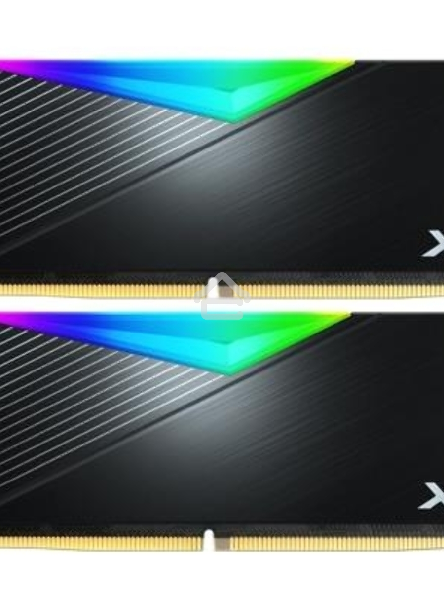 Оперативная память XPG Lancer RGB, DDR5, 64GB (2x32GB), 6000MHz, CL30, DIMM, с радиаторами, RGB, черный