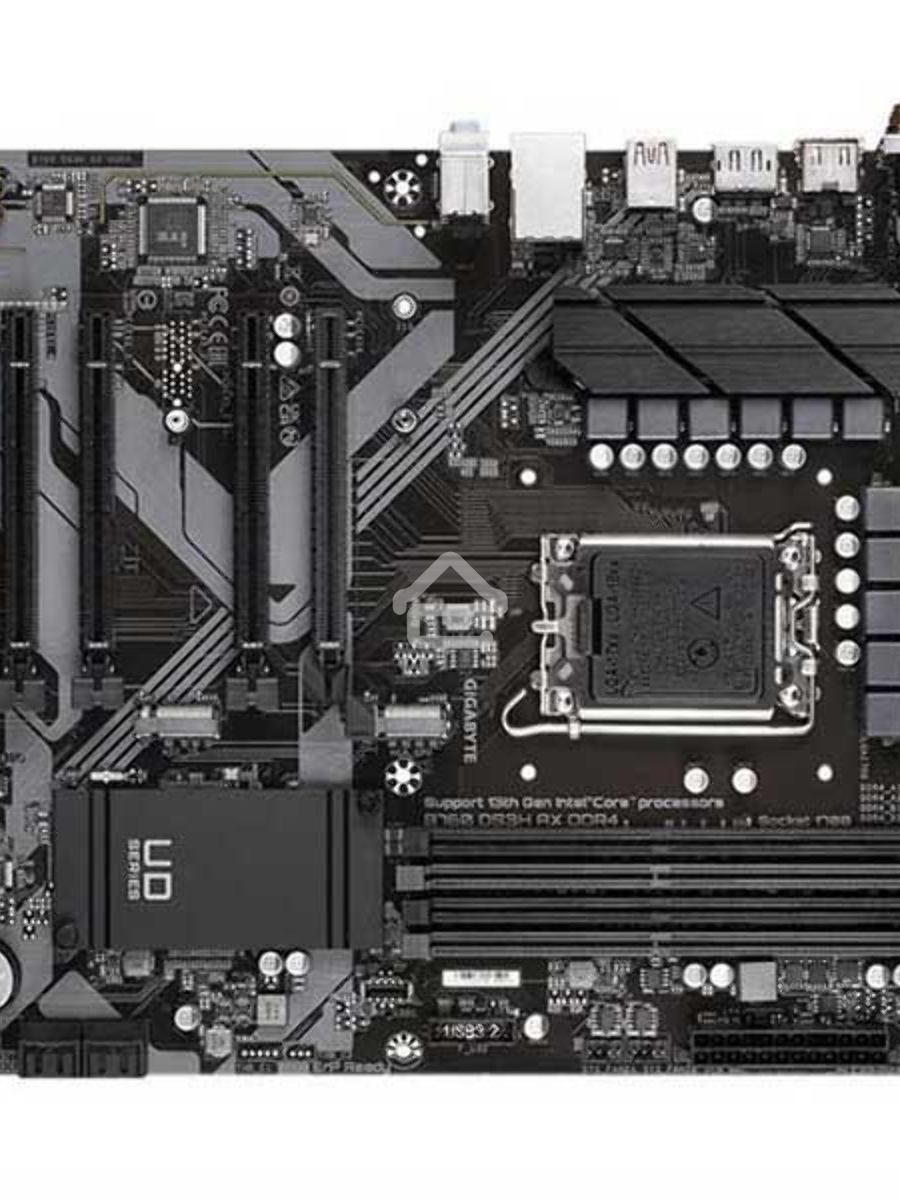 Материнская плата Gigabyte B760 DS3H, LGA 1700, Intel B760, 4xDDR5, 4xSATA, 2xM.2, 1xPCIe 4.0 x16, 4xPCIe 3.0 x1, 1xHDMI, 1xDP, 1x 1Gb LAN, 1xUSB 3.2 Gen 2, 1xUSB 3.2 Gen 2x2, 4xUSB 2.0, 3x3.5 мм, 7.1, ATX