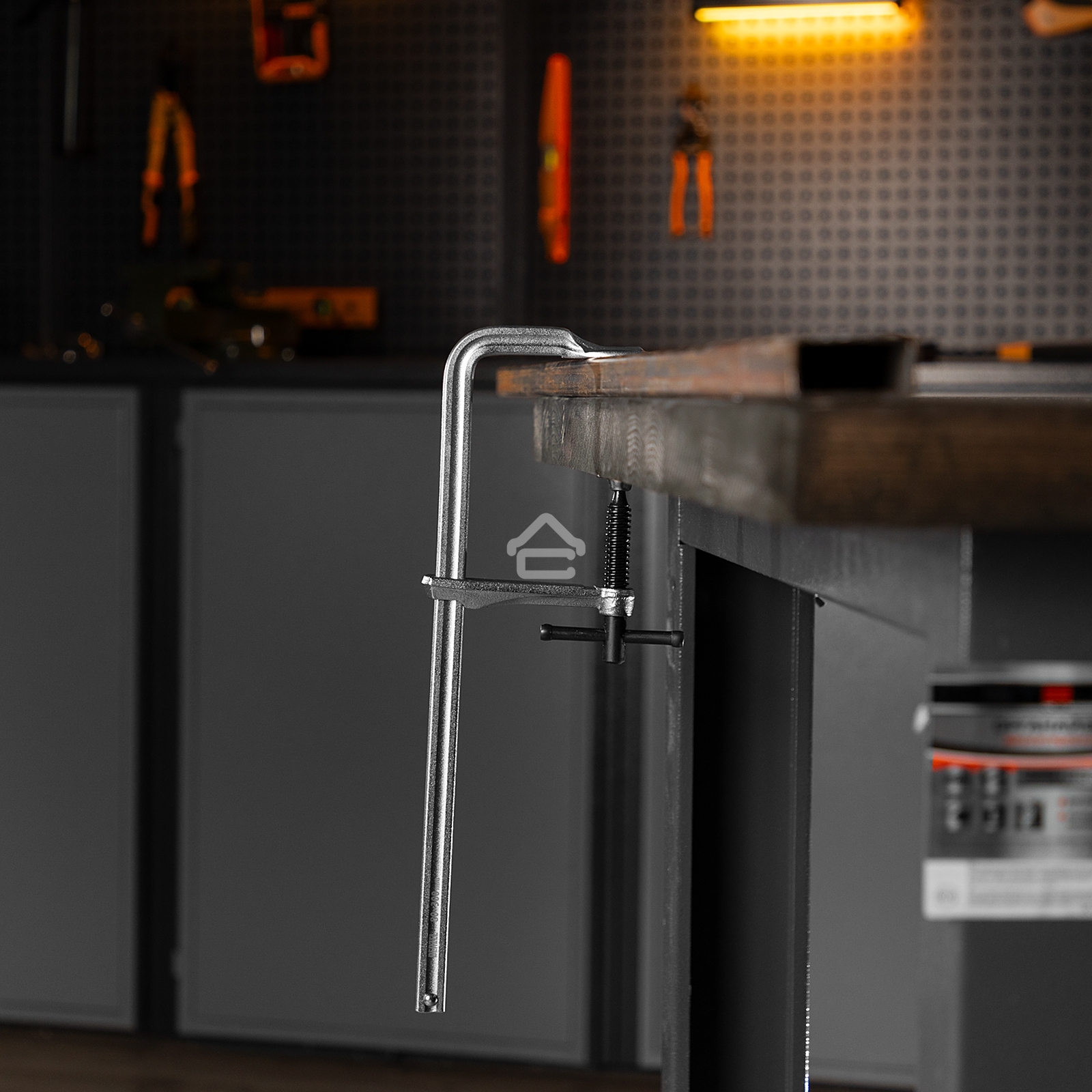 Струбцина Denzel F-образная, 80x300 мм, кованая