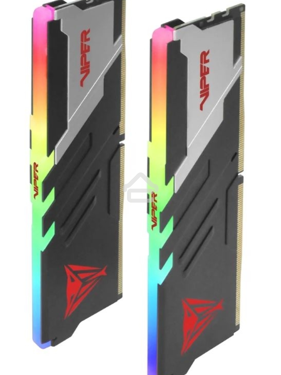 Оперативная память Patriot Viper Venom, DDR5, 64GB (2x32GB), 5200MHz, CL40, DIMM, с радиаторами, RGB, черный