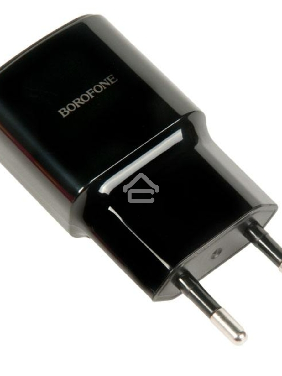 Зарядное устройство BOROFONE BA48A Orion single port charger(EU), черный