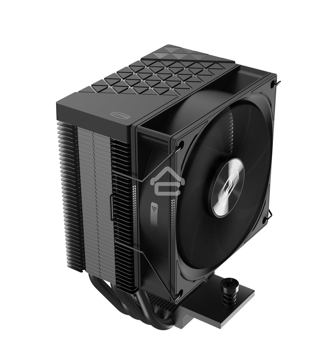 Кулер PCCooler R400 черный 92мм алюминий+медь 2200rpm 30db 4-pin 180W 133мм