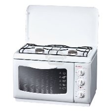 Плита комбинированная Gefest ПГЭ 120 белый, конфорок 2 газовых, духовка 18 л, 55 см x 40 см x 39 см