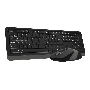 Клавиатура + мышь A4Tech Fstyler FG1010 клав:черный/серый мышь:черный/серый USB беспроводная Multimedia