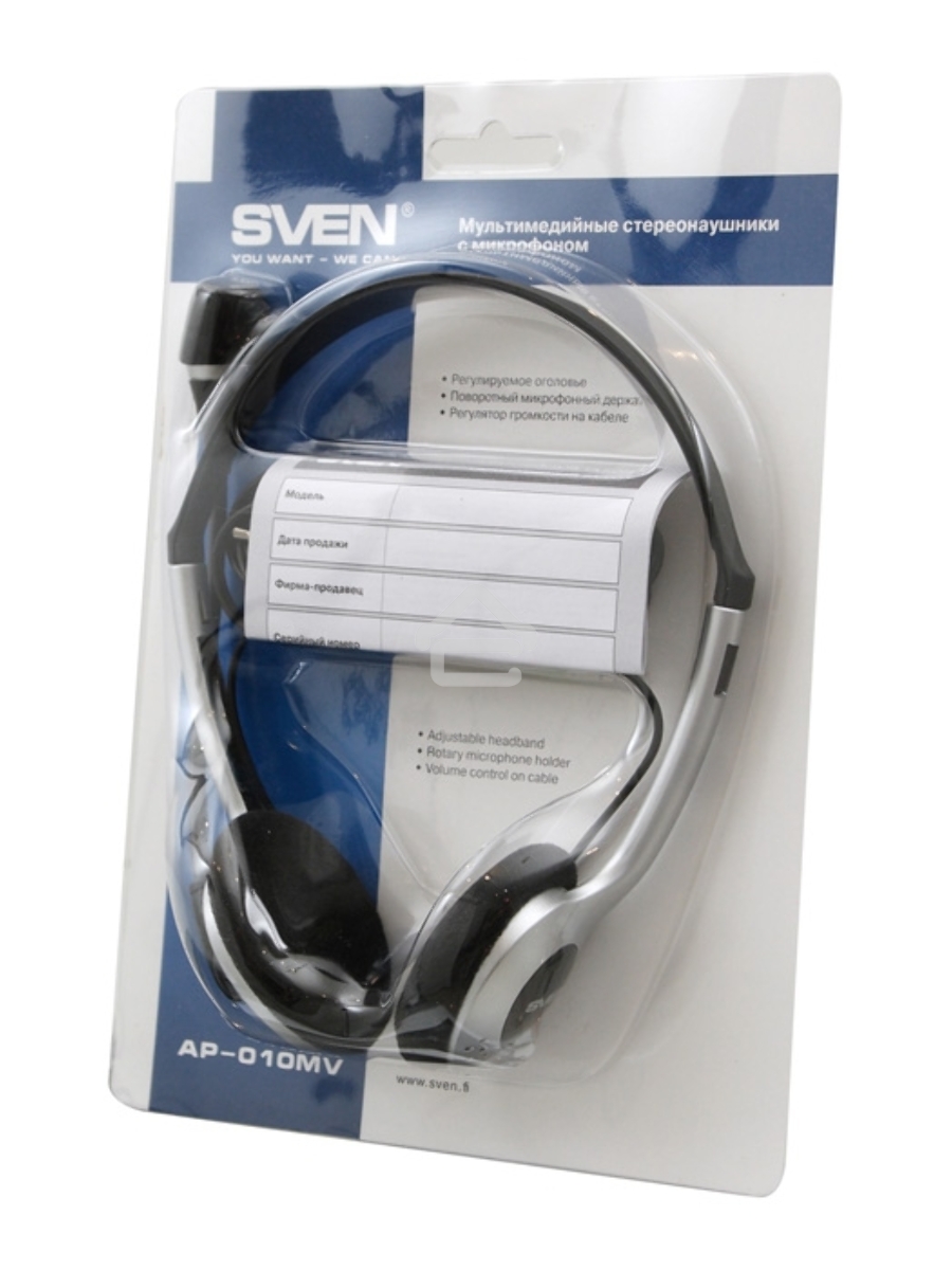 Наушники SVEN AP-010MV Наушники с микрофоном