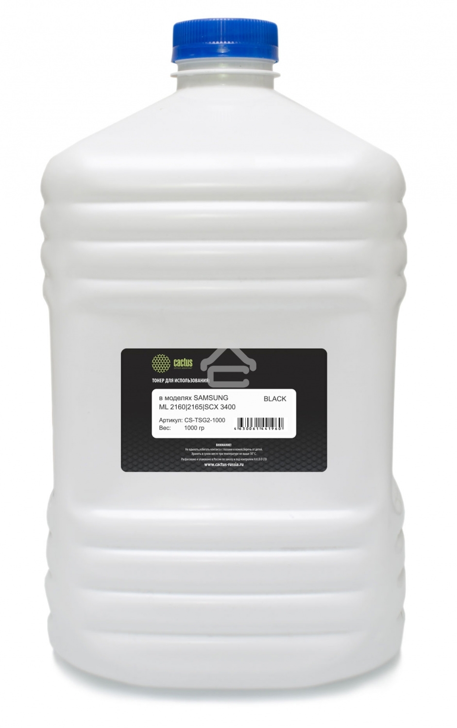 Тонер для принтера Cactus CS-TSG2-1000 черный (флакон 1000гр) Samsung ML 2160/2165/SCX 3400