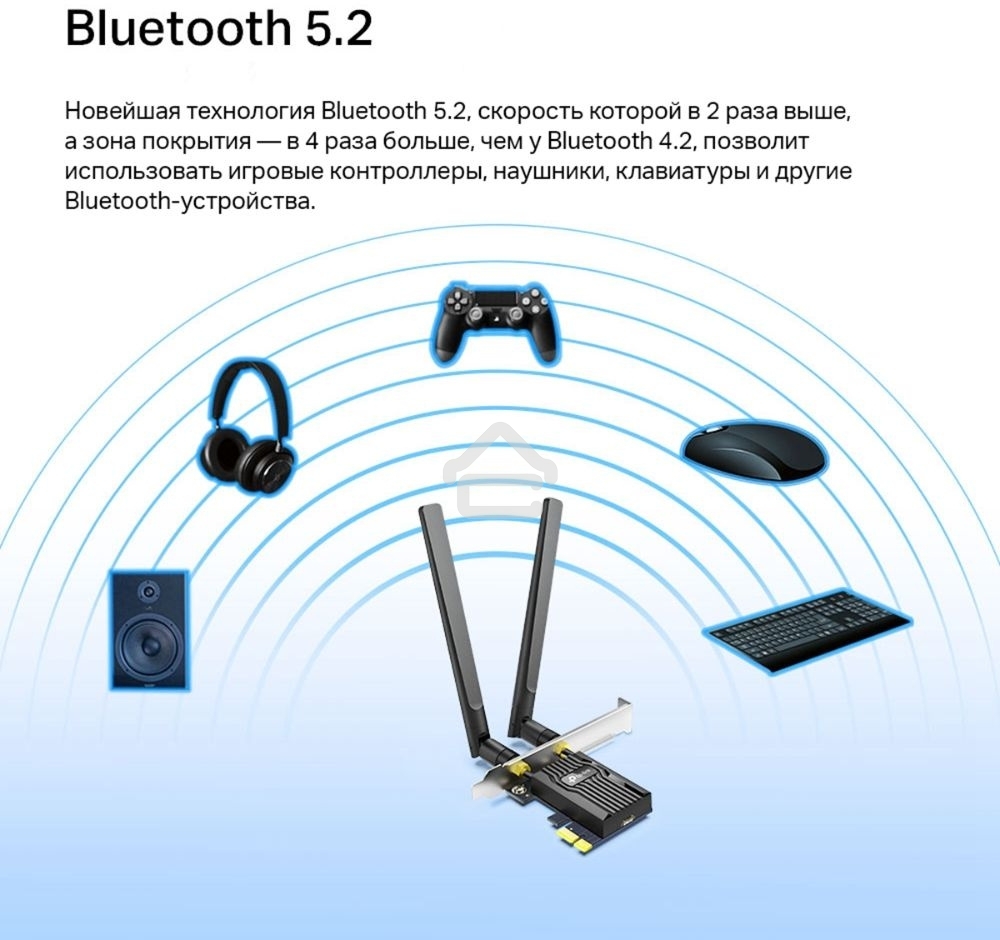 Адаптер PCI Express TP-Link Archer TX55E AX3000 Wi-Fi 6 Bluetooth 5.2
