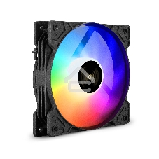 Вентилятор для корпуса ExeGate EX12025H3P4PMY-PWM.ARGb черный, 120 мм, 1800 об/мин, 26 дБ, 4 pin