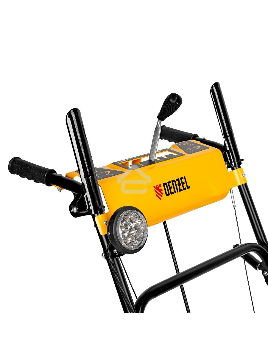 Бензиновая снегоуборочная машина SBM 610, 212cc, ручной старт, фара Denzel