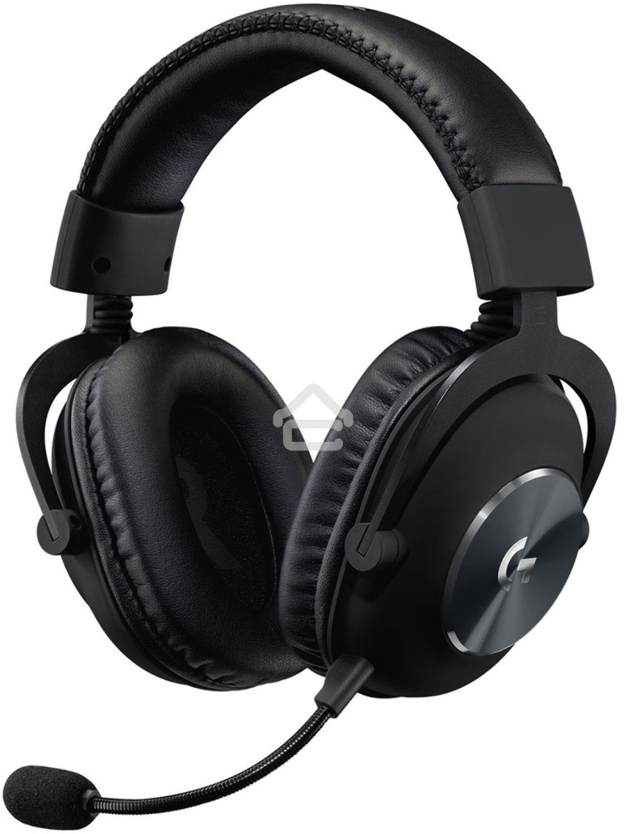 Наушники с микрофоном Logitech G Pro X черный 2м мониторные оголовье (981-000819)